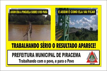 Parceria na construção da passagem entre Municípios. 